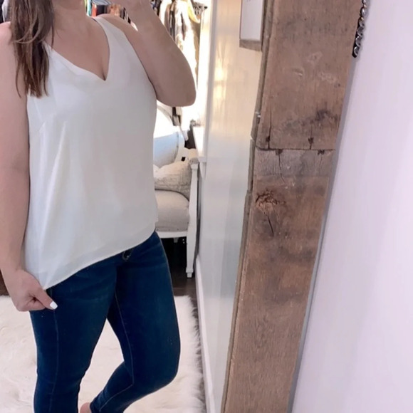 A new day ivory color top size large - Picture 2 of 8